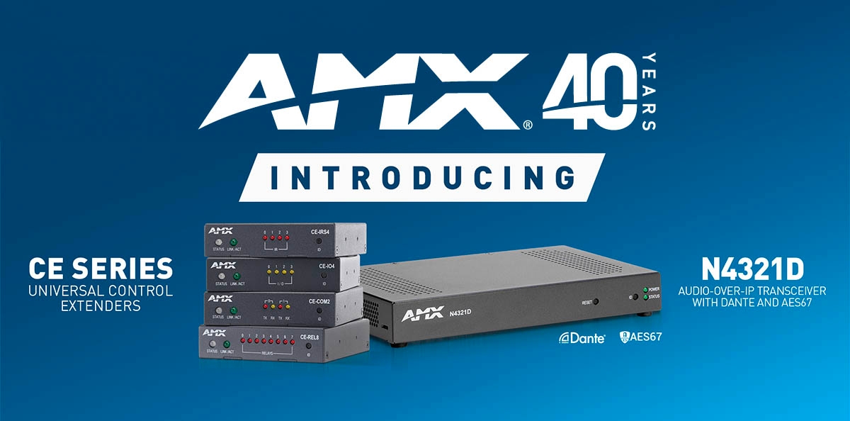 AMX med två lanseringar under Infocomm